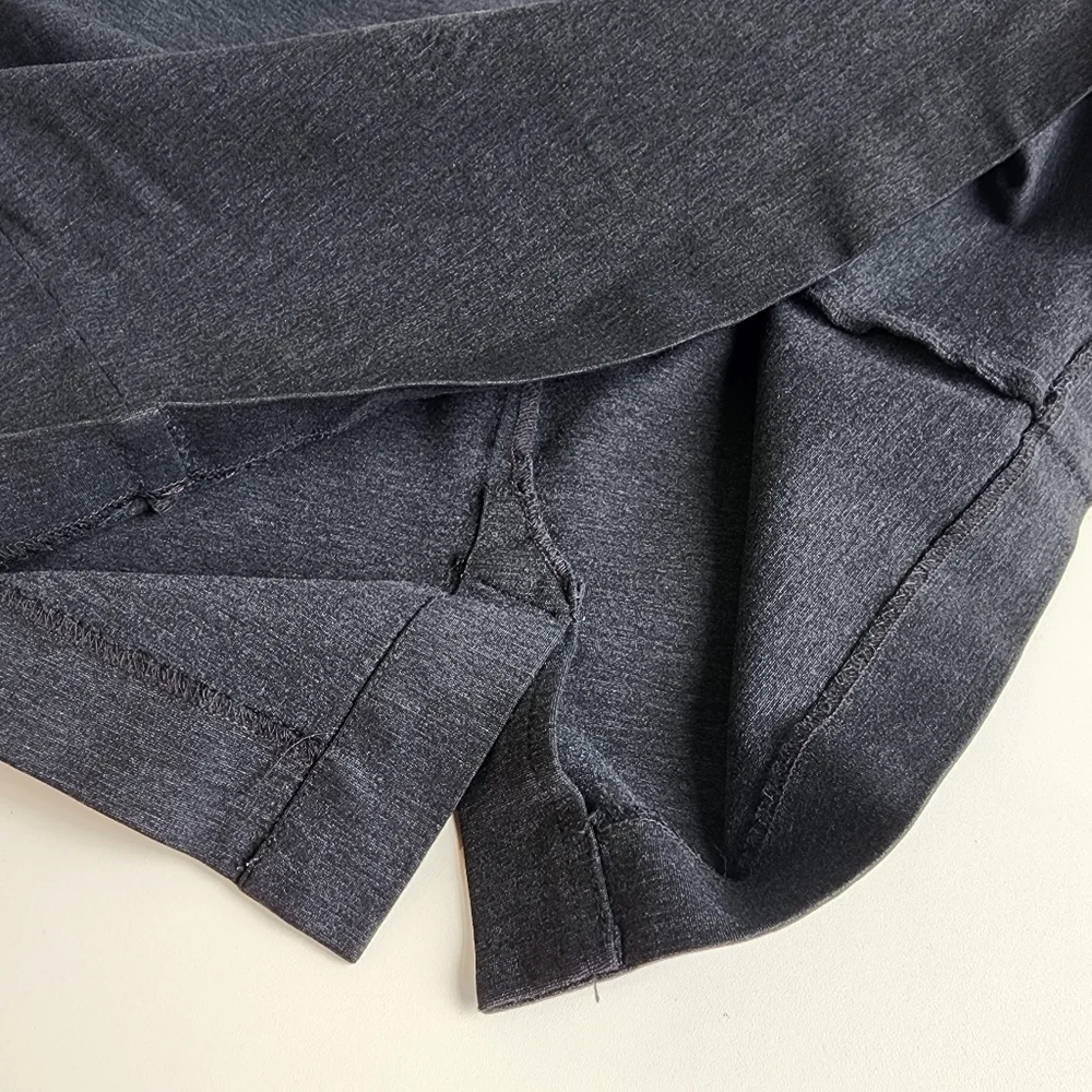 J.Jill Charcoal Gray Womens Pull On Stretch Ponte Pencil Skirt Jersey Petite MP